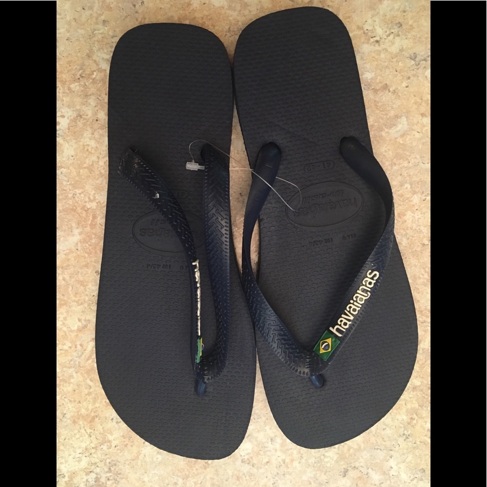Havaianas Brazil Logo Navy Marinho in 41/4…
